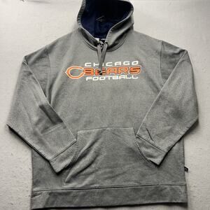 Chicago Bears NFL Team Apparel Gray Hoodie Sweatshirt XL